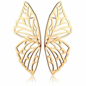14K Filled Butterfly Earrings